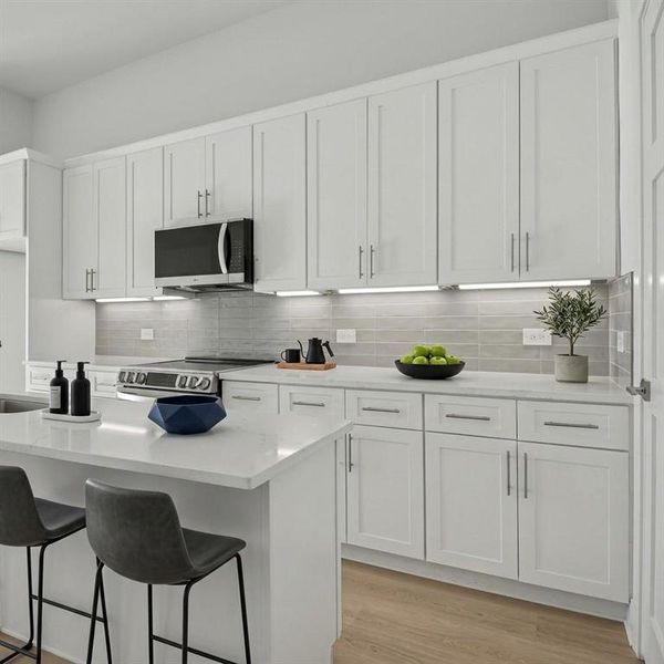 Furnished interior view inside a new home in , Farmers Branch (Image 7).