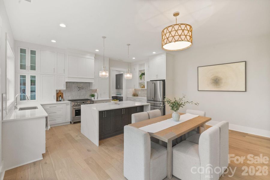 Furnished interior view inside a new home in , Clover (Image 5).