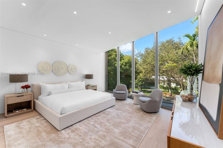 Furnished interior view inside a new home in , Miami (Image 17).