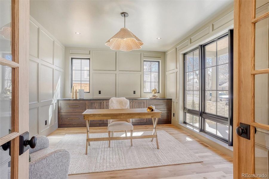 Furnished interior view inside a new home in , Denver (Image 18).