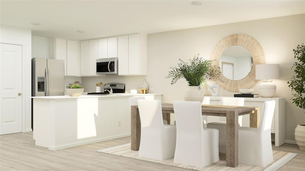 Furnished interior view inside a new home in Synova, Crosby (Image 16).