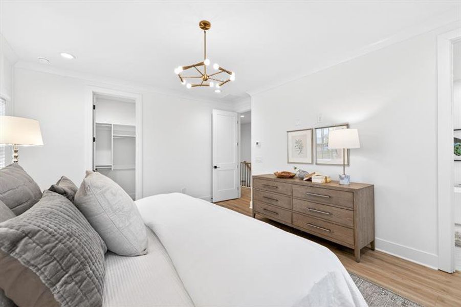 Furnished interior view inside a new home in Skyview On Broad, Sugar Hill (Image 16).