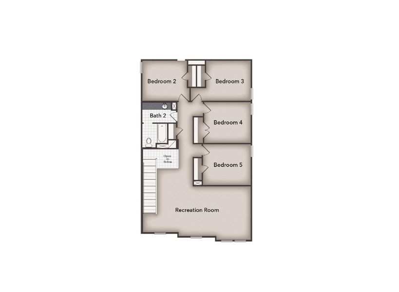 2D floor plan layout for the Applewhite Meadows 2595 by Brohn Homes in Applewhite Meadows, San Antonio, TX (Image 4). 2D floor plan layout for the Applewhite Meadows 2595 by Brohn Homes in Applewhite Meadows, San Antonio, TX (Image 4).