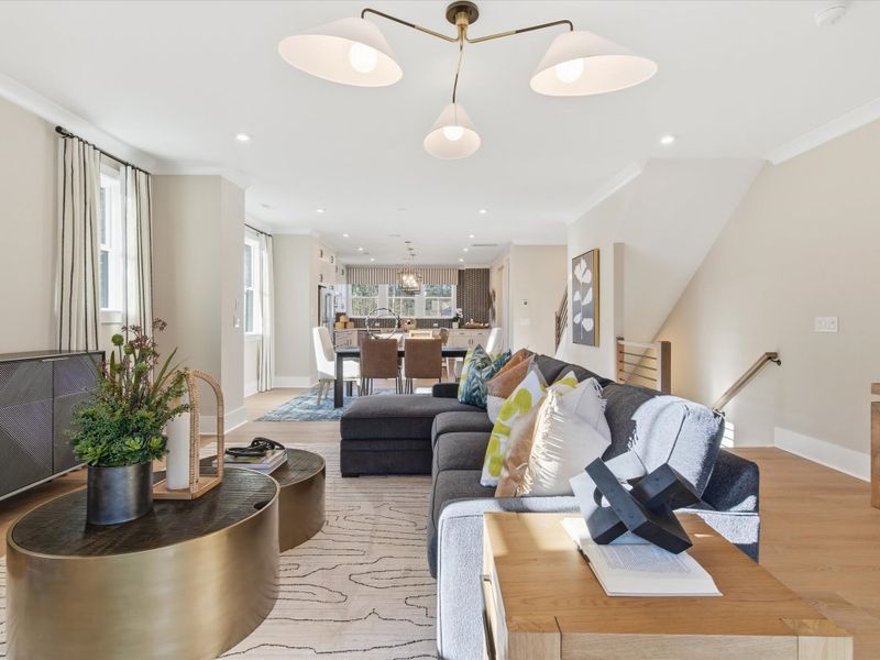 Representative furnished interior of a home built from the Regent by Tri Pointe Homes in Ascend, Charlotte (Image 16).