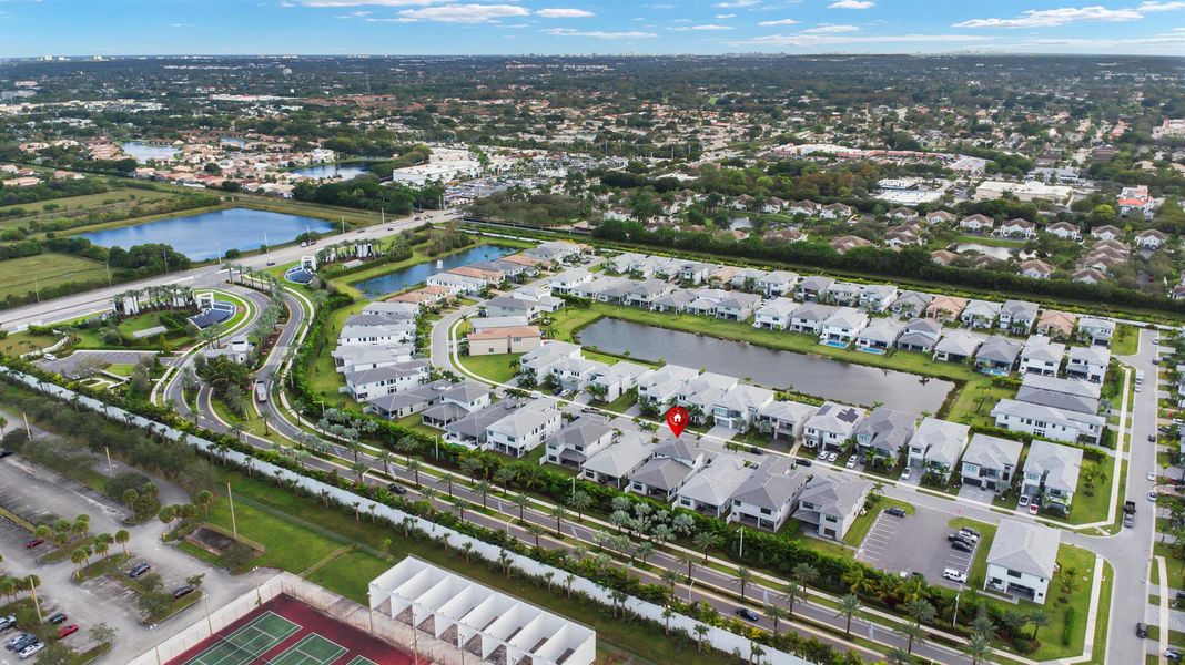 Front exterior of a new home in , Boca Raton, FL, highlighting curb appeal (Image 41). Front exterior of a new home in , Boca Raton, FL, highlighting curb appeal (Image 41).