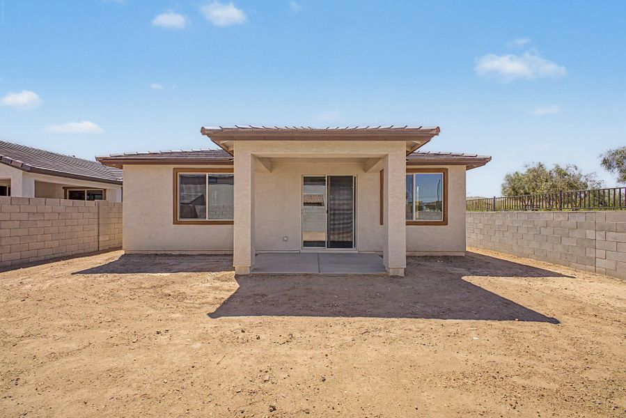Exterior details and patio area of a home in Frontera, Surprise (Image 3). Exterior details and patio area of a home in Frontera, Surprise (Image 3).