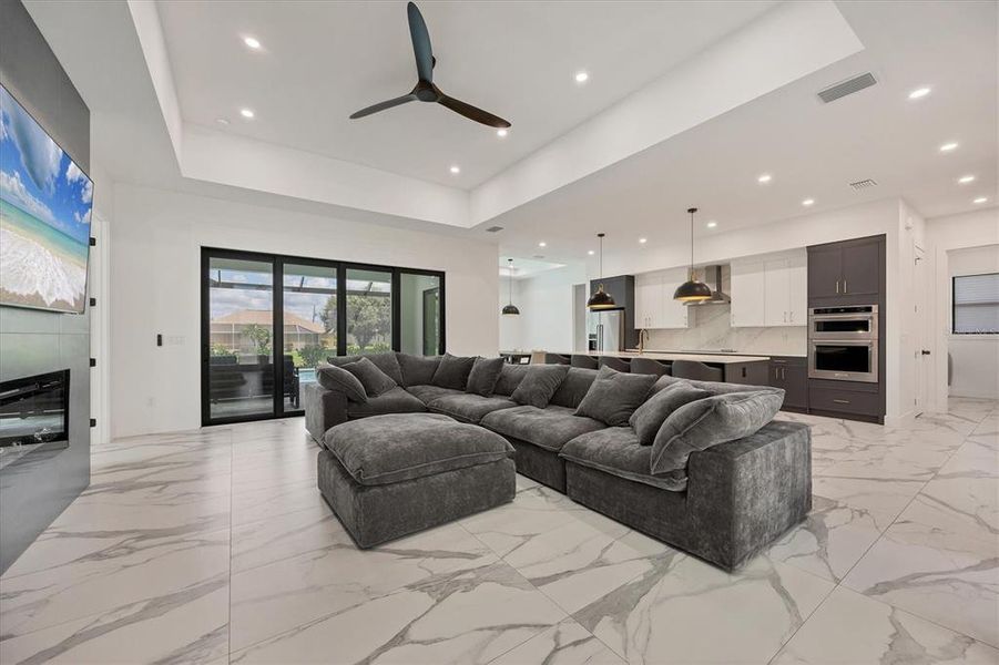 Furnished interior view inside a new home in , Rotonda West (Image 8). Furnished interior view inside a new home in , Rotonda West (Image 8).