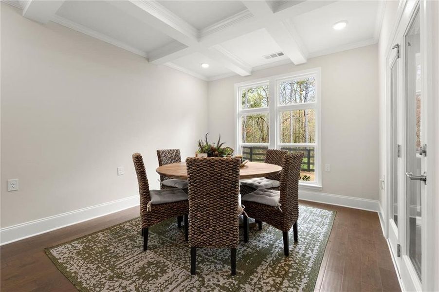 Furnished interior view inside a new home in , Woodstock (Image 42).