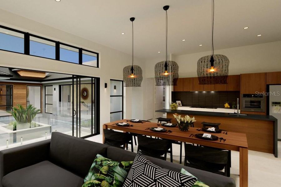 Furnished interior view inside a new home in , Myakka City (Image 5).