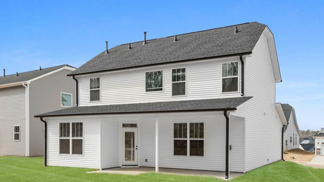 Representative exterior details of a home built from the Bakersfield by D.R. Horton in Edgewood Estates, Greenville (Image 20).