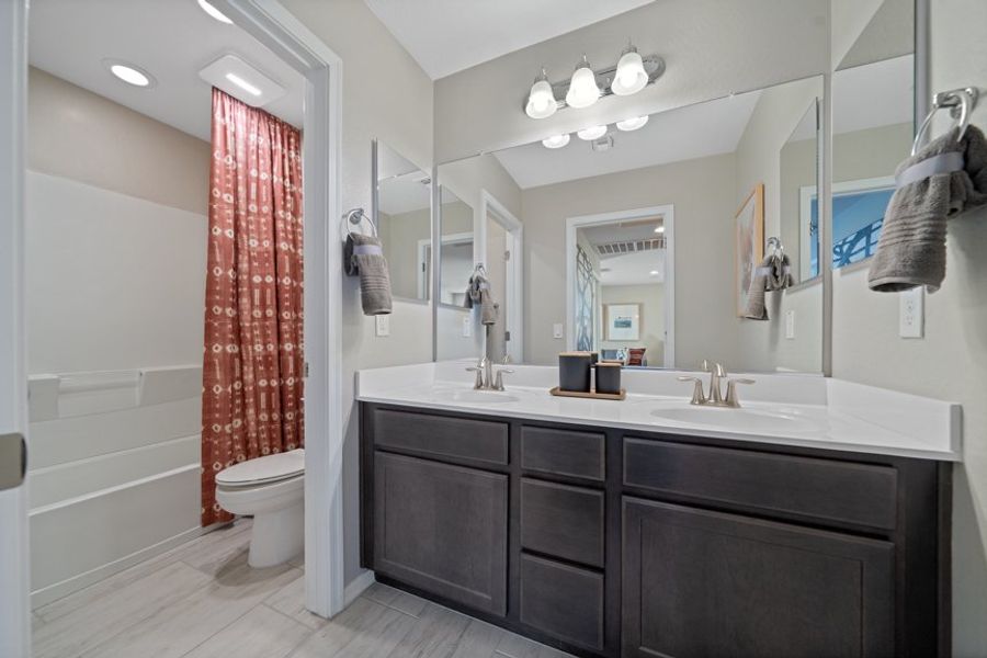 Furnished interior view inside a new home in Rancho Mercado, Surprise (Image 4).