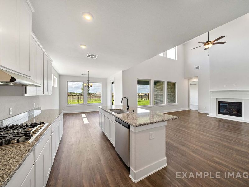 Representative furnished interior of a home built from the The Victoria A by Davidson Homes LLC in Lago Mar, Texas City (Image 13).