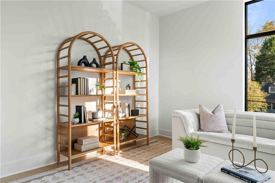 Furnished interior view inside a new home in , Atlanta (Image 49).