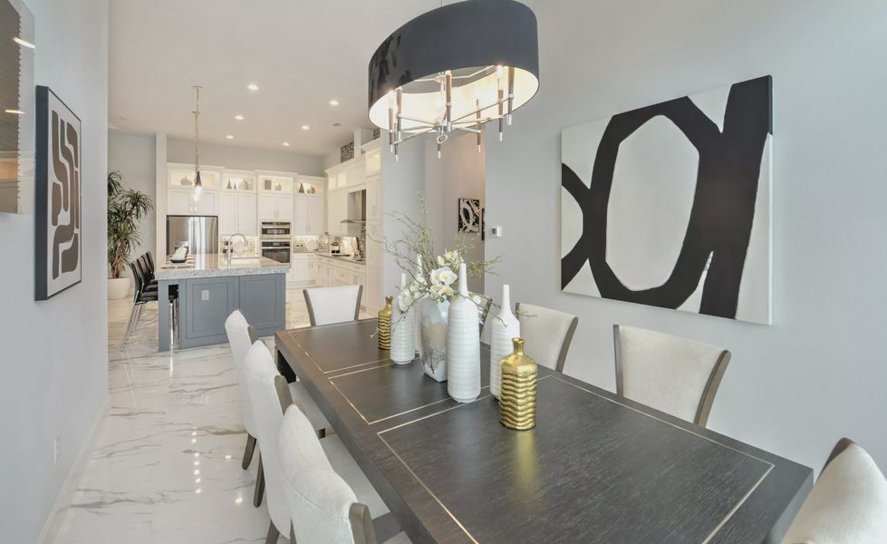 Furnished interior view inside a new home in Plantation Bay, Ormond Beach (Image 29).