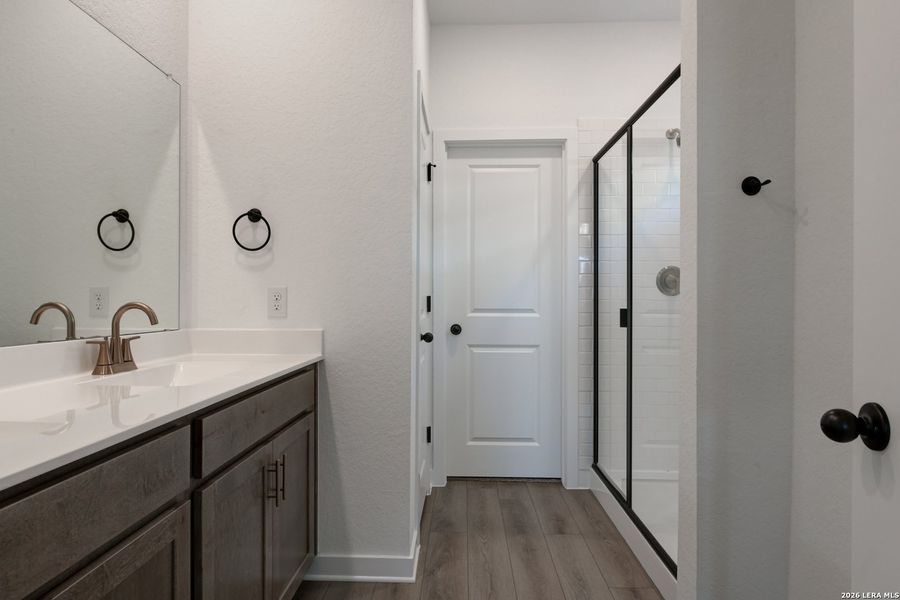 Furnished interior view inside a new home in Nopal Valley, San Antonio (Image 7).