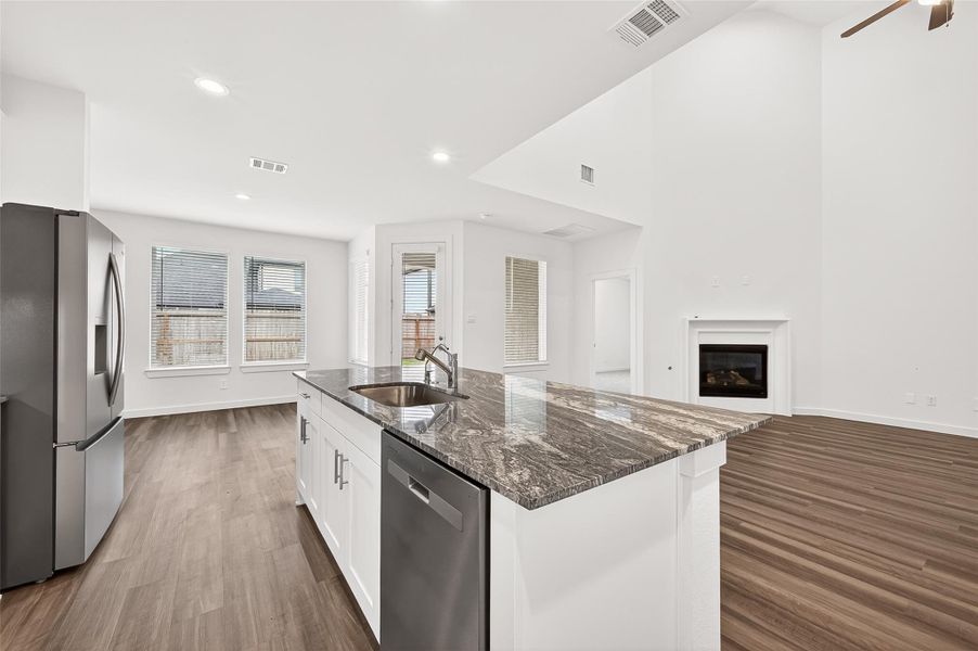 Furnished interior view inside a new home in Harvest Green, Richmond (Image 11).
