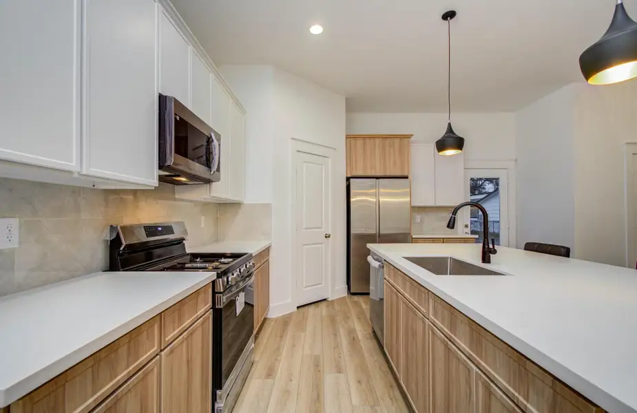 Kitchen with Stainless Steel Appliances Kitchen with Stainless Steel Appliances
