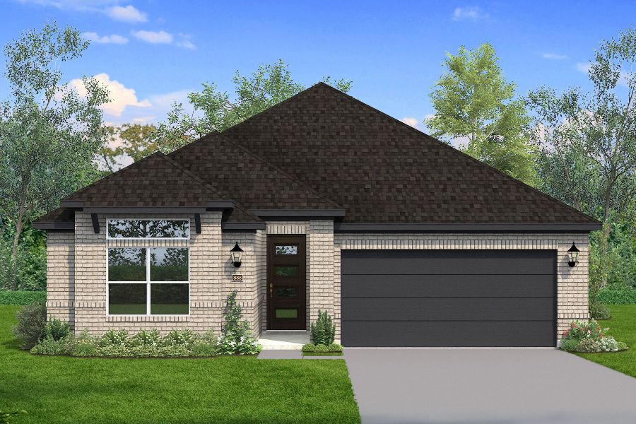 Representative exterior photo of a completed home built from the Bianca by Mattamy Homes in Spiritas Ranch, Little Elm, TX (Image 2). Representative exterior photo of a completed home built from the Bianca by Mattamy Homes in Spiritas Ranch, Little Elm, TX (Image 2).