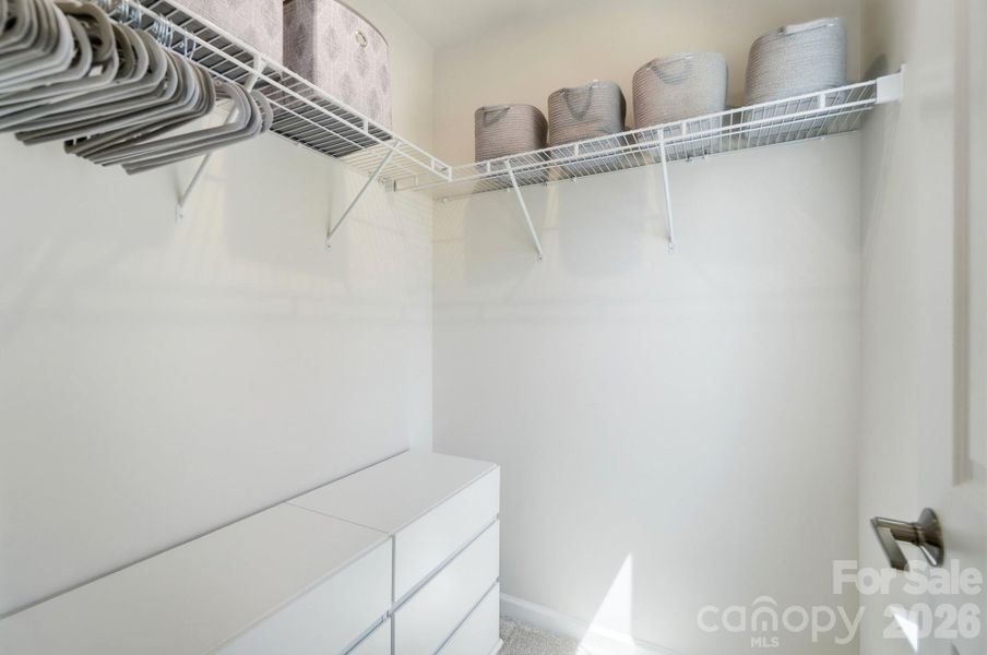 Walk in closet in bedroom #3