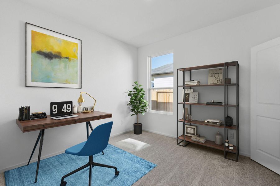 Furnished interior view inside a new home in Montgomery Bend, Montgomery (Image 12).