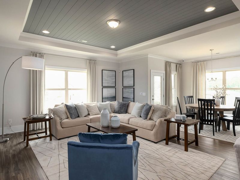 Representative furnished interior of a home built from the The Daphne E by Davidson Homes LLC in Bailey Park, Fayetteville (Image 21).