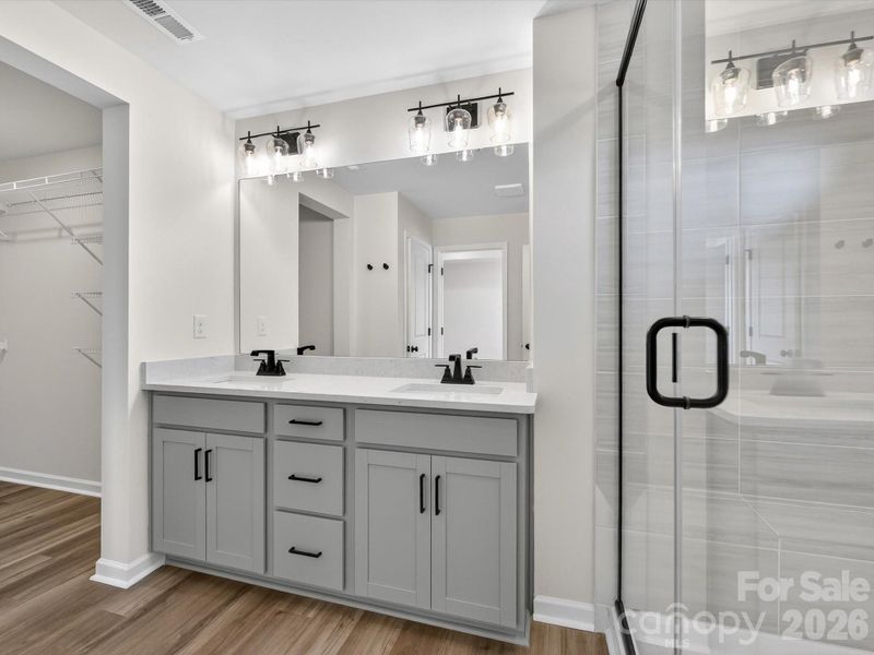 Furnished interior view inside a new home in North Creek Village, Huntersville (Image 7).