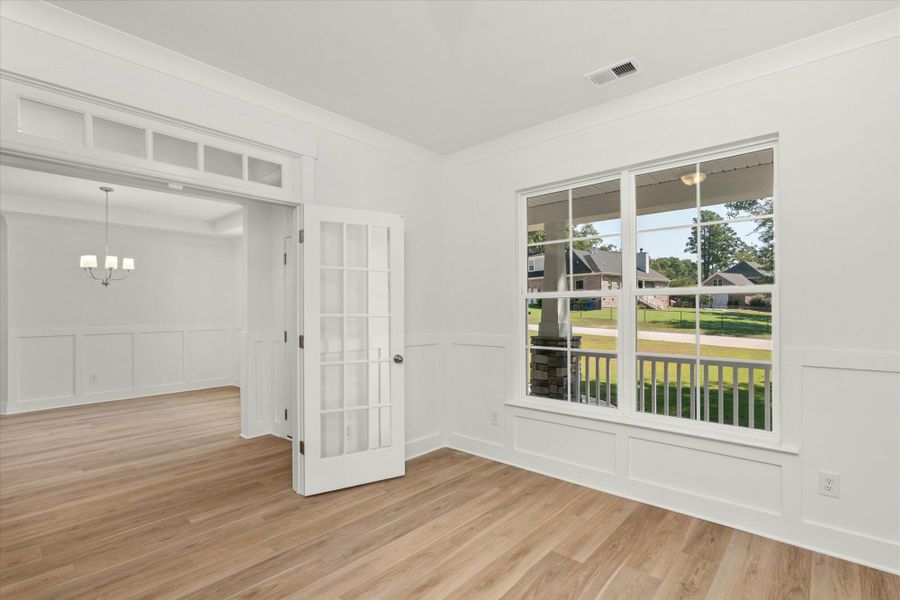 Spacious, unfurnished interior of a new home in The Village at Horse Creek, Graniteville (Image 15). Spacious, unfurnished interior of a new home in The Village at Horse Creek, Graniteville (Image 15).