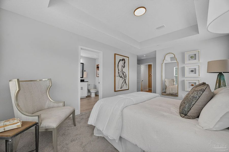 Furnished interior view inside a new home in Lexlee Estates, Pensacola (Image 20).