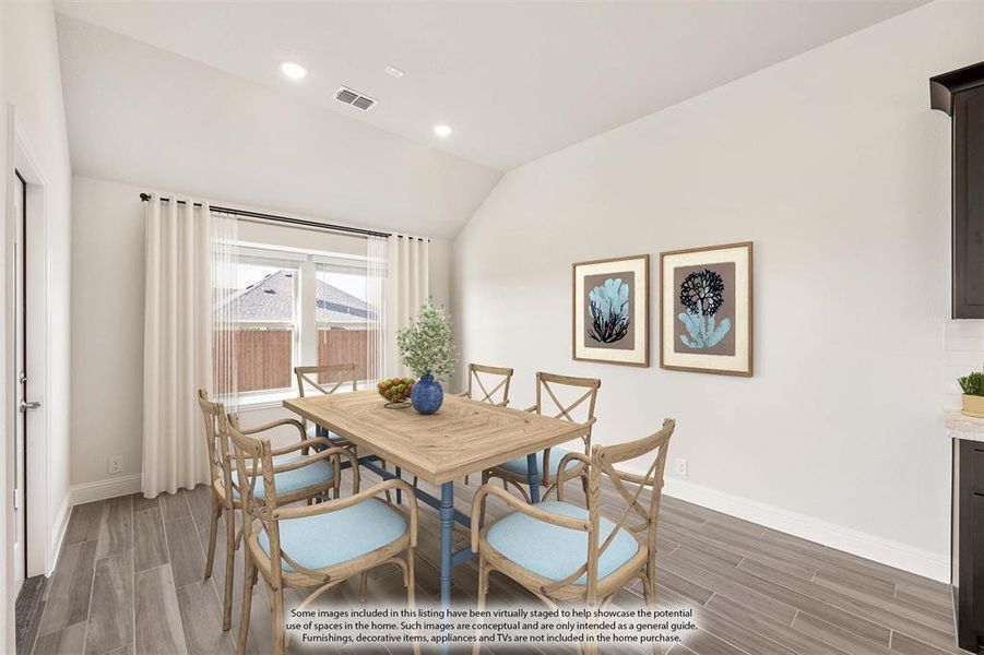 Furnished interior view inside a new home in Villages of Walnut Grove, Midlothian (Image 17).