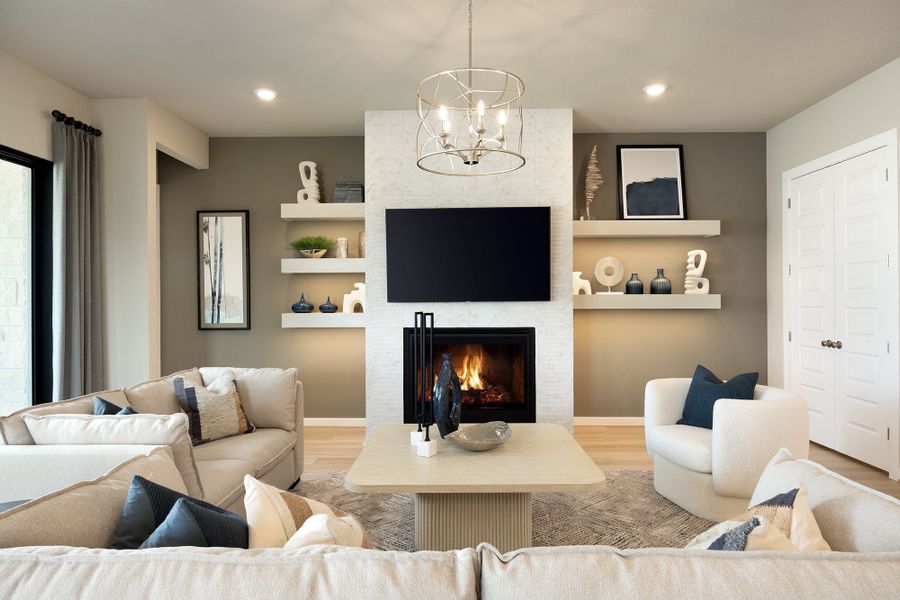 Representative furnished interior of a home built from the Franklin by Scott Felder Homes in Esperanza, Boerne (Image 17). Representative furnished interior of a home built from the Franklin by Scott Felder Homes in Esperanza, Boerne (Image 17).