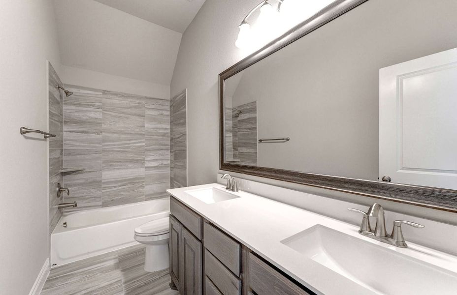 Furnished interior view inside a new home in Artavia 70′, Conroe (Image 16).