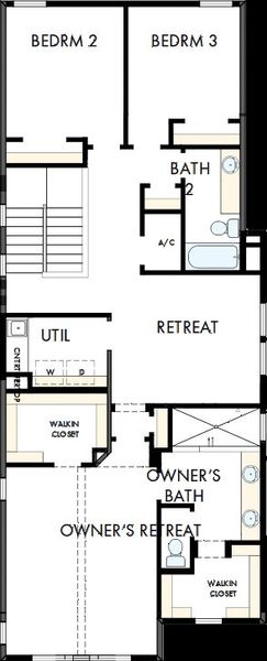 2D floor plan layout of this home in Weslyn Park in Sunbridge 34', St. Cloud, FL (Image 3). 2D floor plan layout of this home in Weslyn Park in Sunbridge 34', St. Cloud, FL (Image 3).