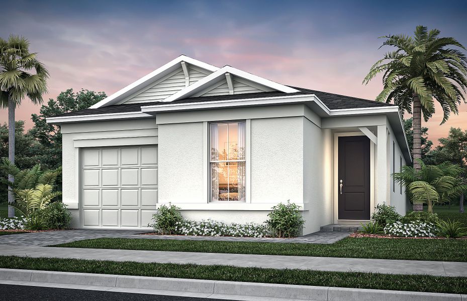 Representative exterior photo of a completed home built from the Ascent by DiVosta in Harbor Isle, Vero Beach, FL (Image 18). Representative exterior photo of a completed home built from the Ascent by DiVosta in Harbor Isle, Vero Beach, FL (Image 18).