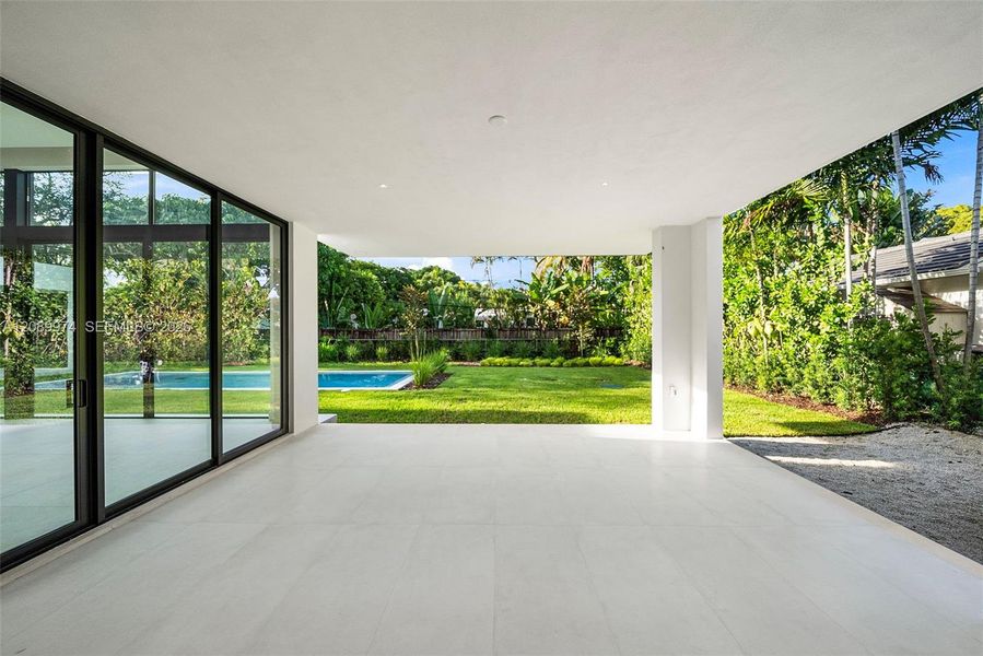 Exterior details and patio area of a home in , South Miami (Image 37).