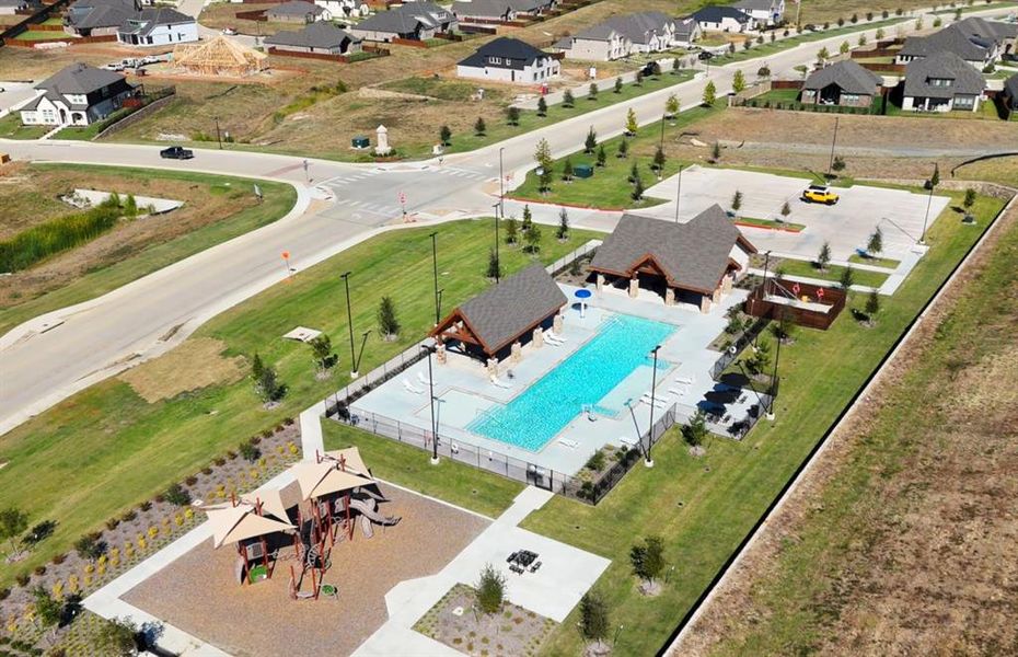 Pool in amenities center