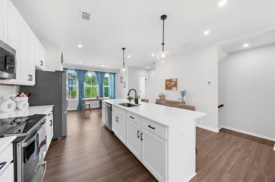 Furnished interior view inside a new home in , Acworth (Image 47).