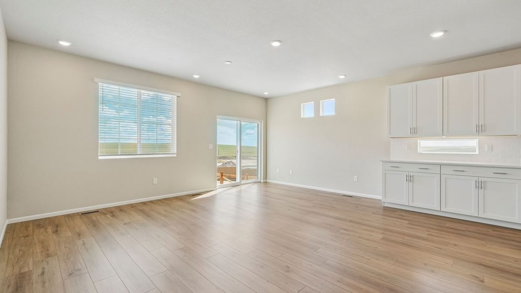Spacious, unfurnished interior of a new home in Banning Lewis Ranch, Colorado Springs (Image 28). Spacious, unfurnished interior of a new home in Banning Lewis Ranch, Colorado Springs (Image 28).