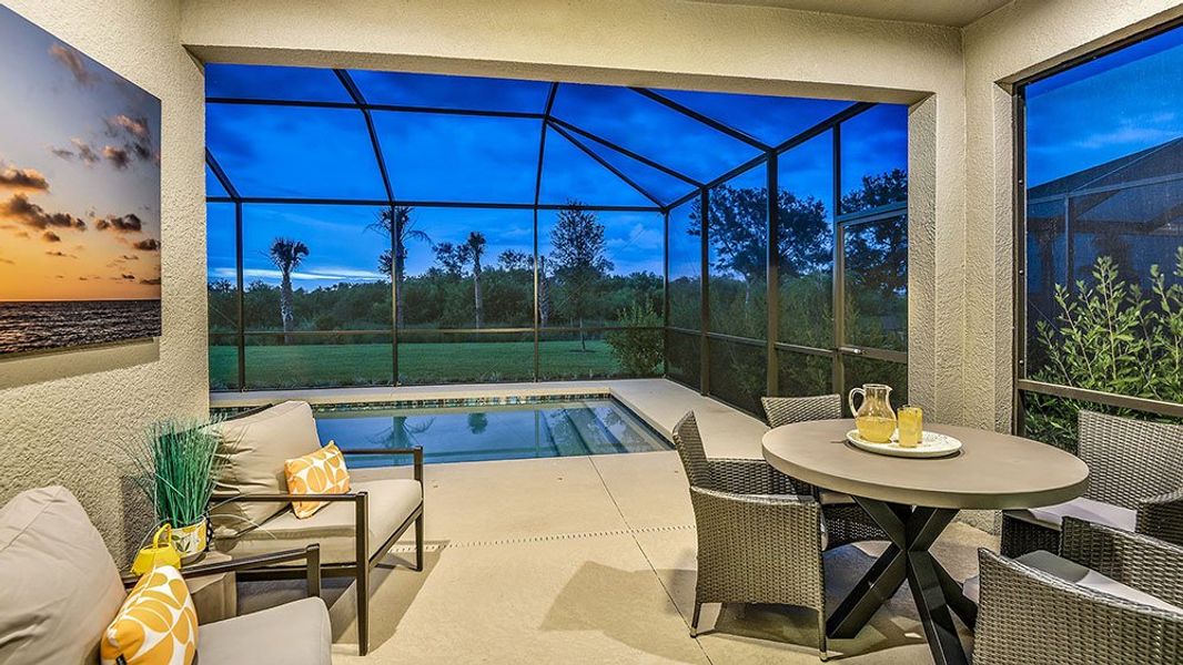 Representative furnished interior of a home built from the Saint Vincent by Taylor Morrison in Indigo Creek, Apollo Beach (Image 16).