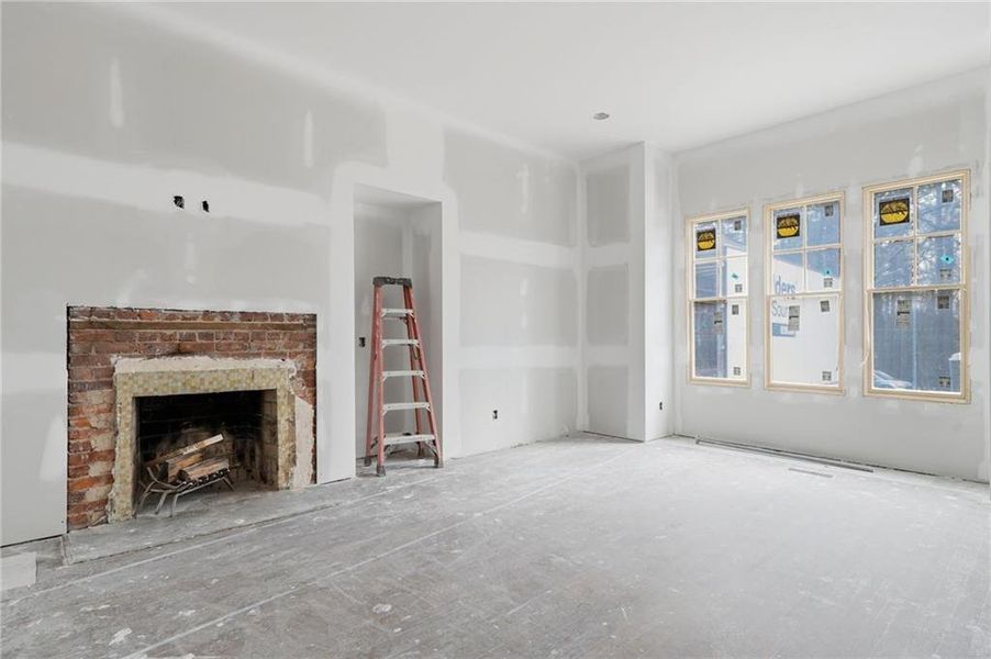 In-progress construction of a new home in , Marietta, GA (Image 9).