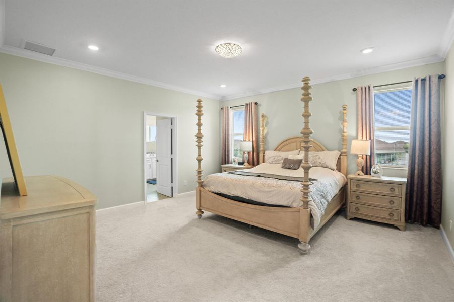 Furnished interior view inside a new home in , Loxahatchee (Image 28).