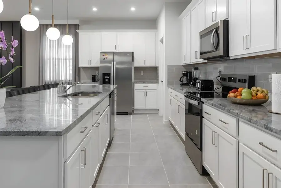 Furnished interior view inside a new home in , Davenport (Image 24).