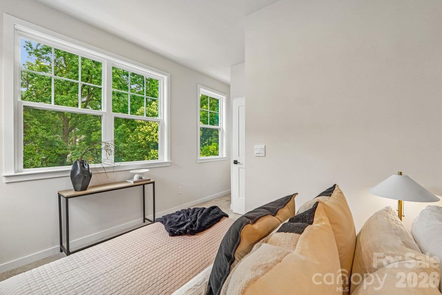 Furnished interior view inside a new home in Anderson Street Townhomes, Charlotte (Image 9).