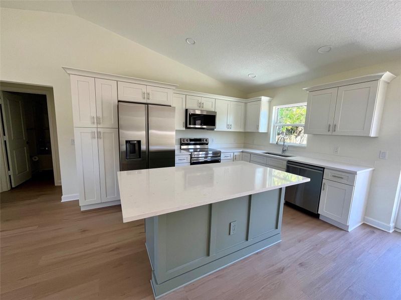 Elegant Sage Green Island