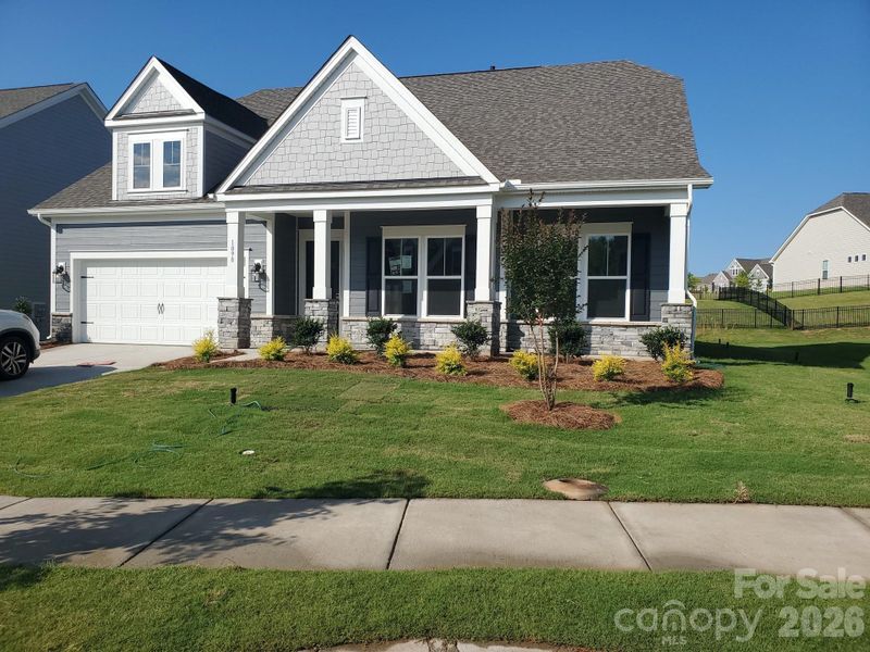 Front exterior of a new home in , Indian Land, SC, highlighting curb appeal (Image 1). Front exterior of a new home in , Indian Land, SC, highlighting curb appeal (Image 1).