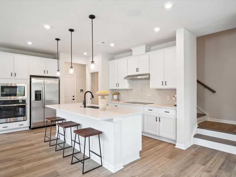Furnished interior view inside a new home in Millstone, Cramerton (Image 3).