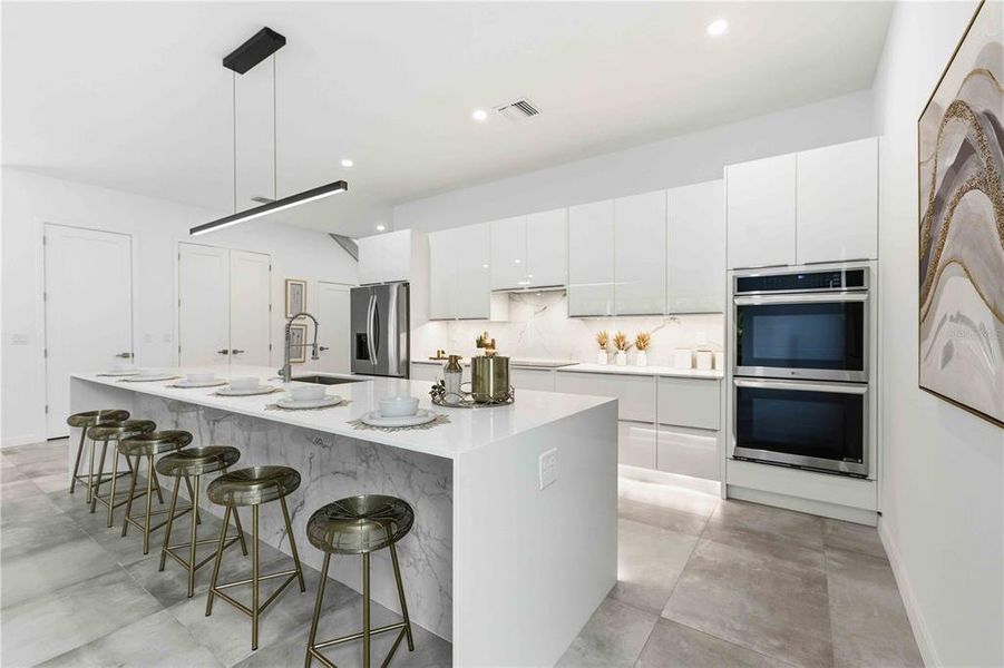 Furnished interior view inside a new home in , Sarasota (Image 11).