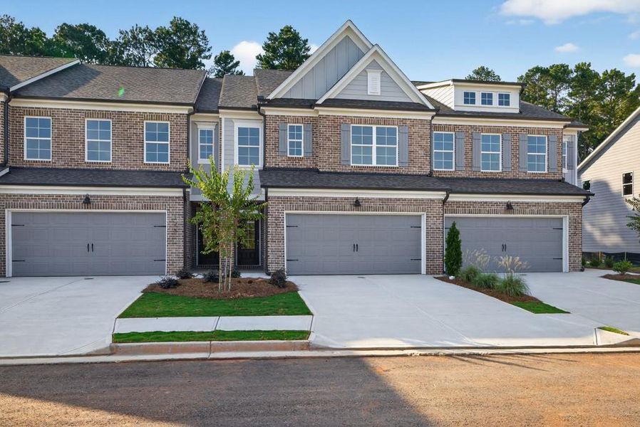 Front exterior of a new home in , Jefferson, GA, highlighting curb appeal (Image 19).