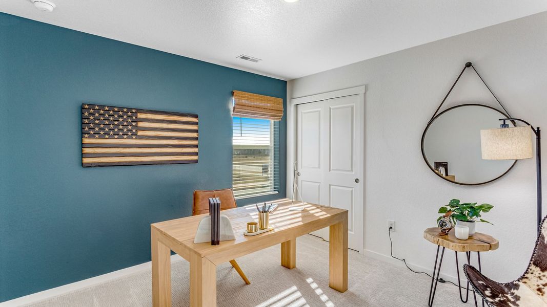 Furnished interior view inside a new home in Prairie Song, Windsor (Image 24).