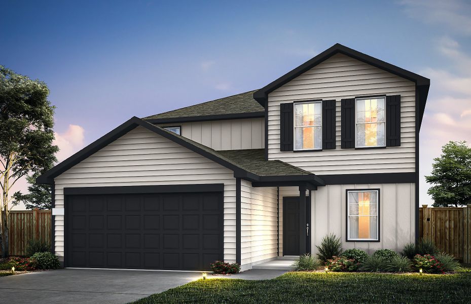 Representative exterior photo of a completed home built from the Mesilla by Centex in County View, Temple, TX (Image 17). Representative exterior photo of a completed home built from the Mesilla by Centex in County View, Temple, TX (Image 17).