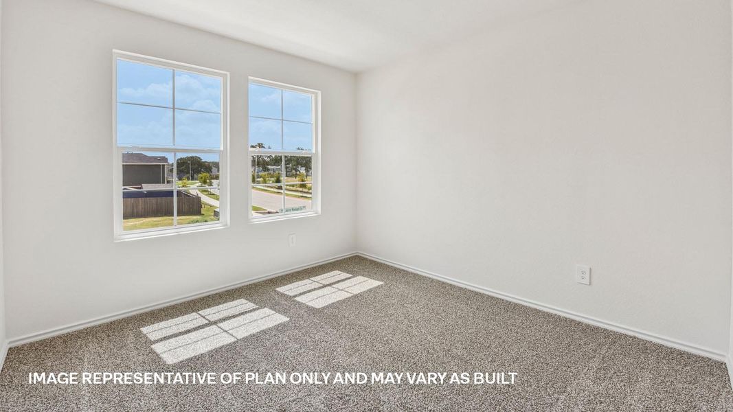 Representative unfurnished interior of a home built from the The Travis by D.R. Horton in Valverde, Bastrop (Image 31).